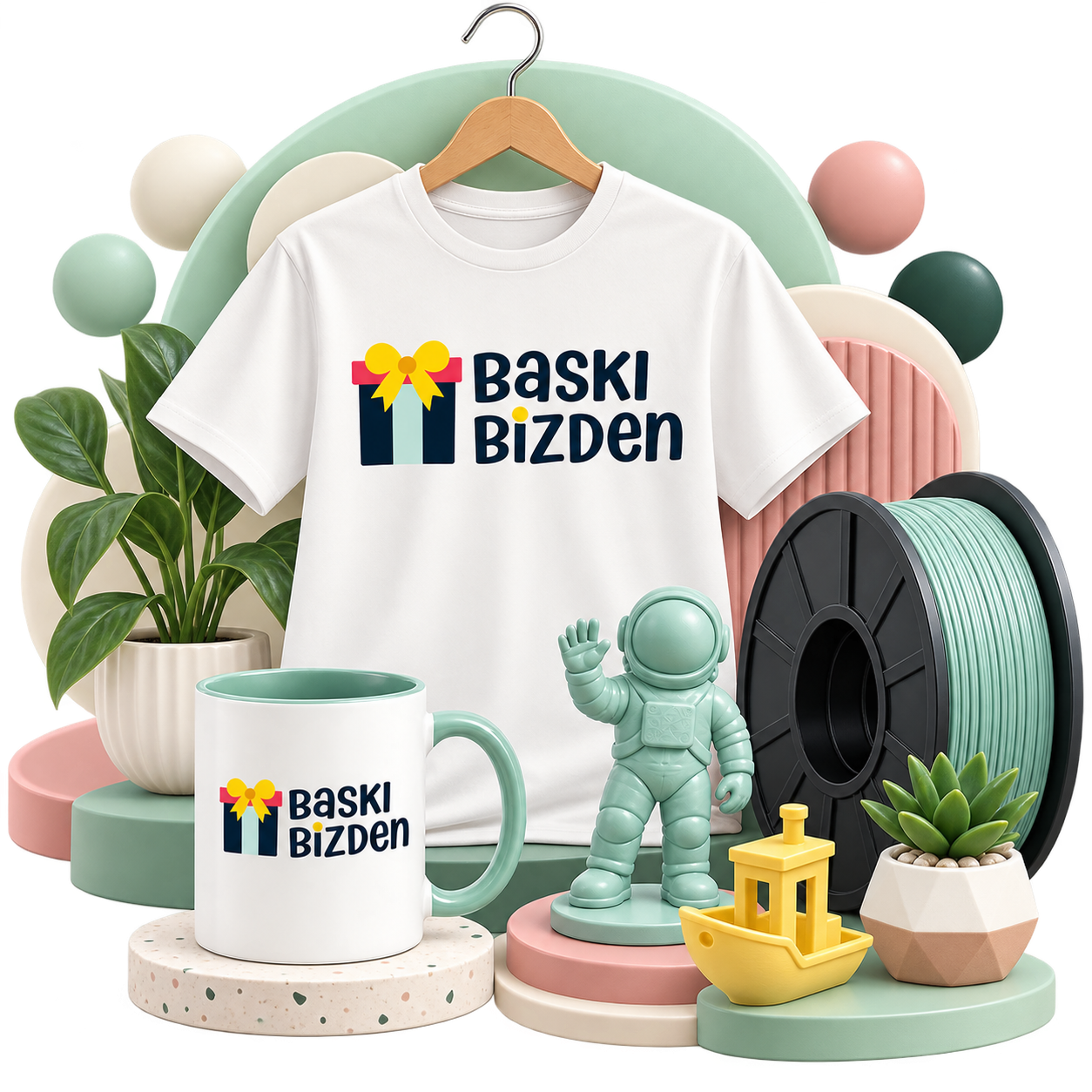 Baskıbizden — Kupa, Tişört ve 3D Baskı